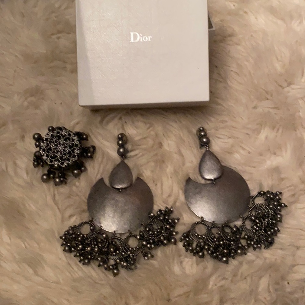 Dior Earrings & Ring